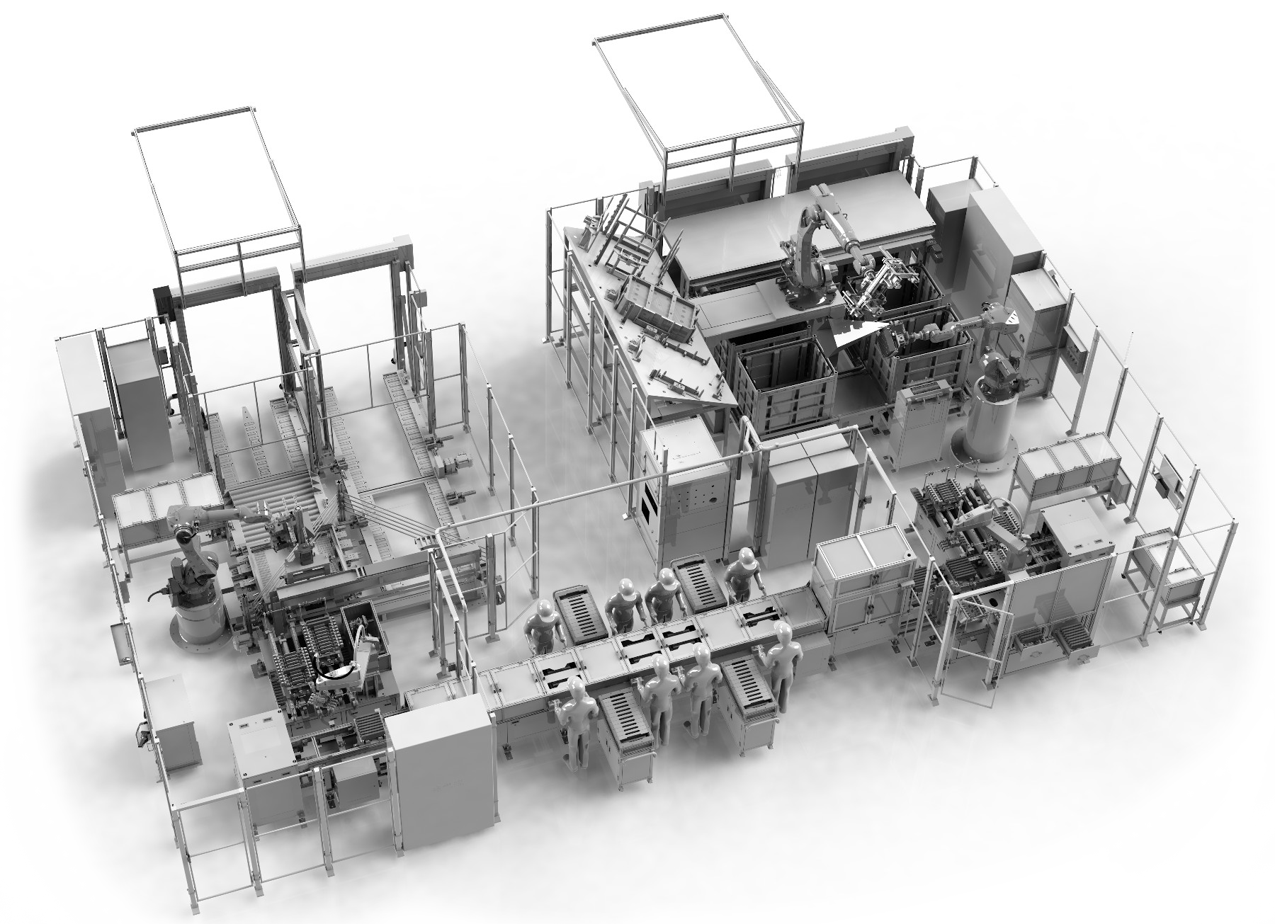 mai-re-pack-line Automationsanalage für Batterie umverpacken